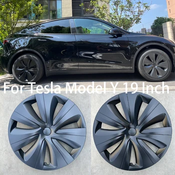 4tk/set 19 Tolline Hub Cap Täitmise Asendamine Ratta Üpp Tesla Model Y 2018-2023 Auto Hubcap Uuendada Täielikult Katta Uus