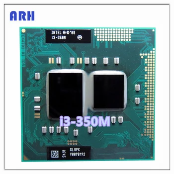 i3-350M i3 350M SLBU5 SLBPK 2.2 GHz Dual-Core Quad-Lõng CPU Protsessor 3M 35W Socket G1 / rPGA988A